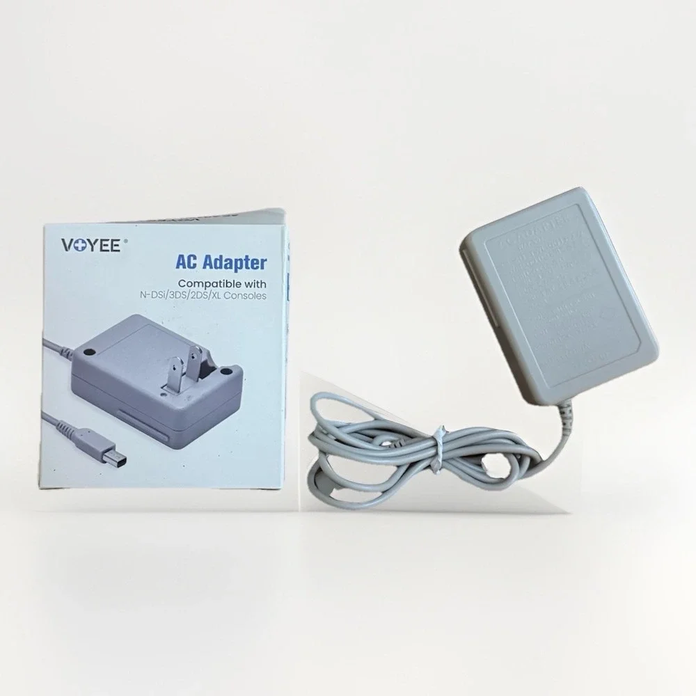 Nintendo WAP-002 Wall Charger for Nintendo‎ DS/3DS/2DS XL - Gray